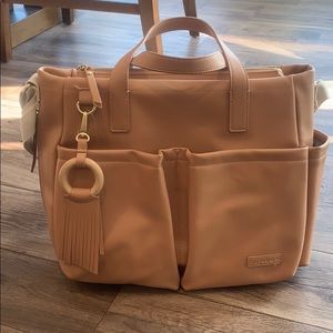 Brand new skip hop diaper bag - tan